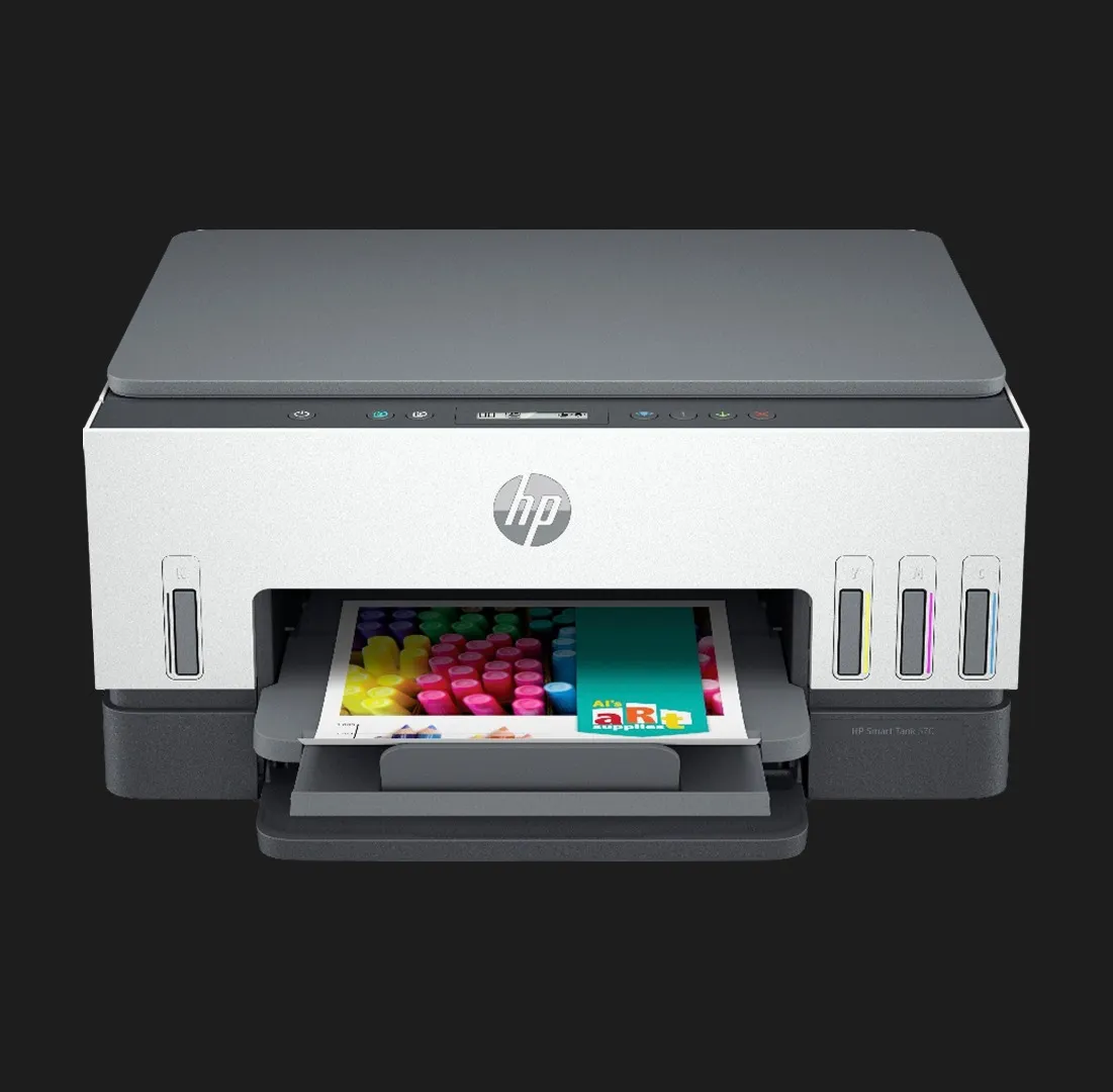 БФП струменевий HP Smart Tank 670 (6UU48A) (White/Gray)