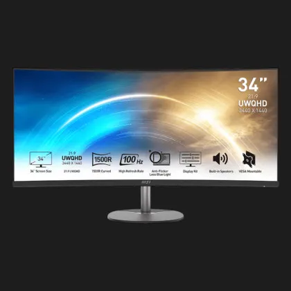 Монітор MSI 34" PRO MP341CQ VA 100Hz (UA)