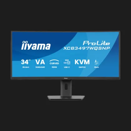 Монітор iiyama 34.1" VA 120Hz XCB3497WQSNP-B1 (UA)