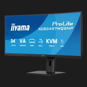 Монітор iiyama 34.1" VA 120Hz XCB3497WQSNP-B1 (UA) в Бродах