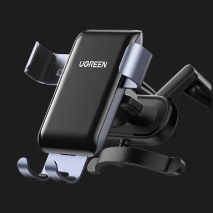 Автотримач UGREEN LP274 Gravity Phone Holder for Round Air Vent (Black) в Ковелі