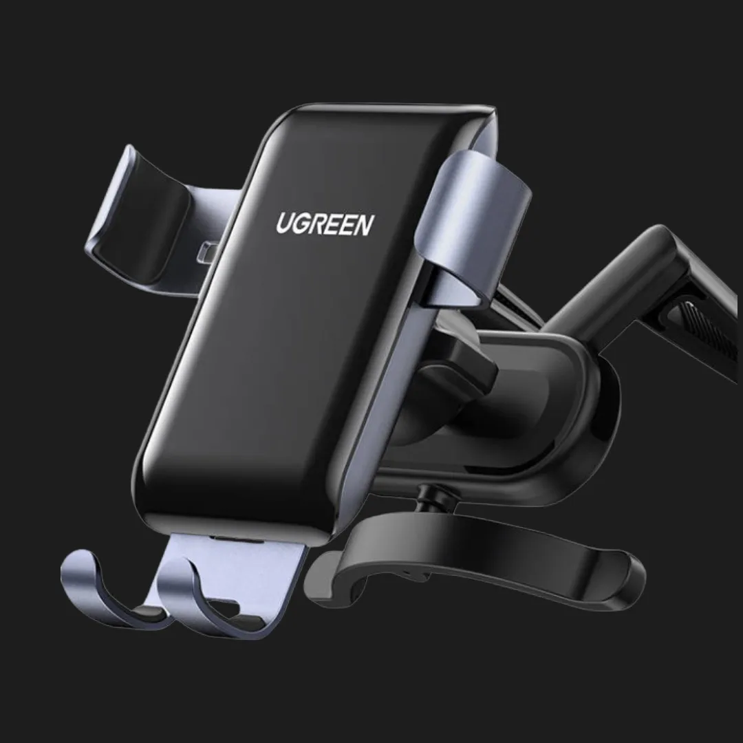 Автотримач UGREEN LP274 Gravity Phone Holder for Round Air Vent (Black)