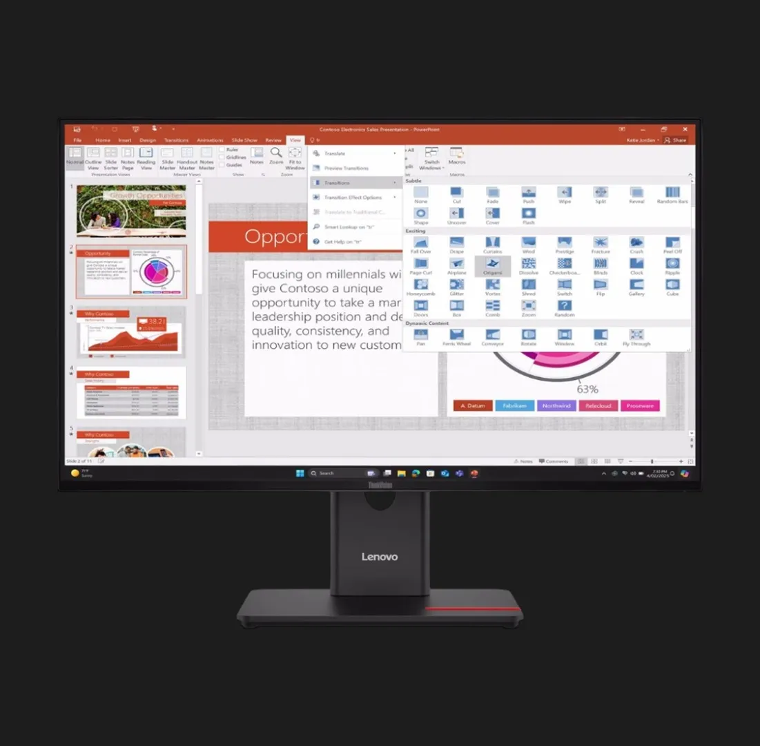 Монітор Lenovo 27" T27-40 IPS 120Hz 64A5MAT6UA (UA)