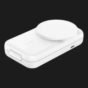 Беспроводная зарядка Belkin 2в1 UltraCharge Foldable Magnetic Charging 25Вт (White) в Хмельницком