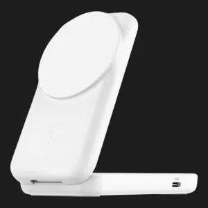 Беспроводная зарядка Belkin 2в1 UltraCharge Foldable Magnetic Charging 25Вт (White) в Хмельницком