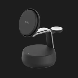 Беспроводная зарядка Belkin 3в1 UltraCharge Pro Magnetic Charging 25Вт Dock (Charcoal) в Хмельницком