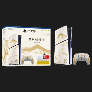 Ігрова приставка Sony PlayStation 5 Slim (Blu-Ray) (Ghost of Yotei Gold Limited Edition Bundle) (1TB) в Бродах