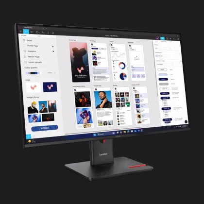 Монітор Lenovo 31.5" ThinkVision T32ud-40 IPS 60Hz 64B0GAT1UA (UA)