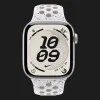 Apple Watch Series 11 GPS, 42mm Silver Aluminum Case with Veiled Gray Nike Sport Band (M/L)