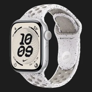 Apple Watch Series 11 GPS, 42mm Silver Aluminum Case with Veiled Gray Nike Sport Band (S/M)