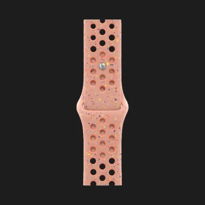 Apple Watch Series 11 GPS, 42mm Rose Gold Aluminum Case with Alpenglow Pink Nike Sport Band (S/M)