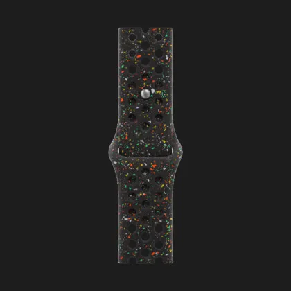 Apple Watch Series 11 GPS, 42mm Jet Black Aluminum Case with Midnight Black Nike Sport Band (M/L)