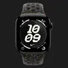 Apple Watch Series 11 GPS, 46mm Jet Black Aluminum Case with Midnight Black Nike Sport Band (S/M)