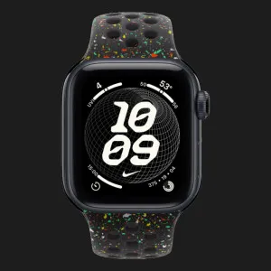 Apple Watch SE 3 GPS, 40mm Midnight Aluminum Case with Midnight Black Nike Sport Band (S/M)