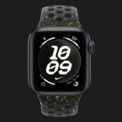 Apple Watch SE 3 GPS, 40mm Midnight Aluminum Case with Midnight Black Nike Sport Band (S/M)