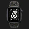 Apple Watch SE 3 GPS, 44mm Midnight Aluminum Case with Midnight Black Nike Sport Band (M/L)