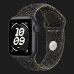 Apple Watch SE 3 GPS, 44mm Midnight Aluminum Case with Midnight Black Nike Sport Band (M/L)