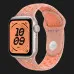 Apple Watch SE 3 GPS, 44mm Starlight Aluminum Case with Alpenglow Pink Nike Sport Band (M/L)