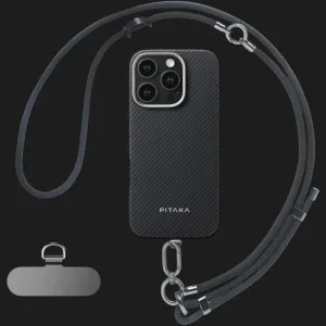 Ремінець для чохла Pitaka 1 to 3 Phone Strap (Black) у Луцьк