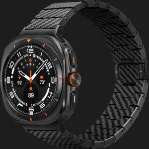 Ремінець Pitaka Carbon Fiber Band для Samsung Galaxy Watch Ultra (Black/Grey) у Луцьк