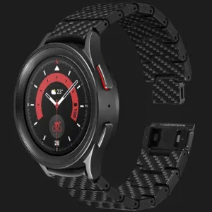 Ремінець Pitaka Carbon Fiber Band для Samsung Galaxy Watch Ultra (Black/Grey) у Луцьк