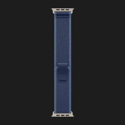 Ремешок Apple Trail Loop Band для Apple Watch 44/45/46/49 mm (Blue/Bright Blue) (Natural Titanium) (M/L) в Чернигове