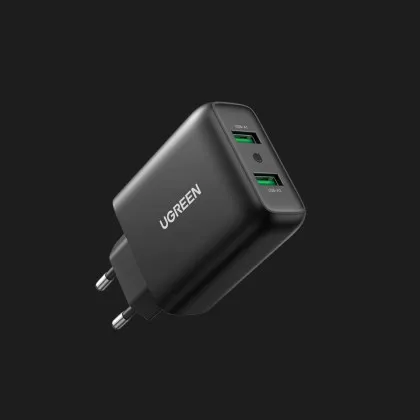 Блок живлення UGREEN CD161 36W QC3.0 USB Fast Charger 3A (Black) в Броварах