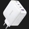 Блок питания UGREEN CD226 100W USB-A+3xUSB-C GaN Tech Fast Charger (White)