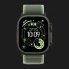 Ремінець Apple Trail Loop Band для Apple Watch 44/45/46/49 mm (Green/Neon) (Black Titanium) (M/L)