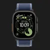 Ремінець Apple Trail Loop Band для Apple Watch 44/45/46/49 mm (Blue/Bright Blue) (Black Titanium) (S/M)
