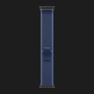 Ремінець Apple Trail Loop Band для Apple Watch 44/45/46/49 mm (Blue/Bright Blue) (Black Titanium) (M/L)