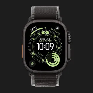 Ремінець Apple Trail Loop Band для Apple Watch 44/45/46/49 mm (Black/Charcoal) (Black Titanium) (S/M)