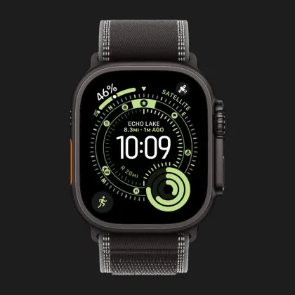 Ремінець Apple Trail Loop Band для Apple Watch 44/45/46/49 mm (Black/Charcoal) (Black Titanium) (M/L) в Чернігові