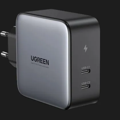 Блок питания UGREEN CD254 100W 2xUSB-C GaN Tech Fast Charger (Black) в Берегово