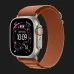 Ремінець Apple Alpine Loop для Apple Watch 49/46/45/44 mm (Terra Cotta) (Natural Titanium) (L)