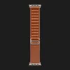 Ремінець Apple Alpine Loop для Apple Watch 49/46/45/44 mm (Terra Cotta) (Natural Titanium) (L)