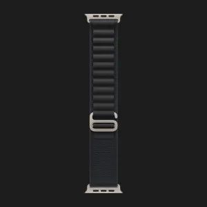 Ремінець Apple Alpine Loop для Apple Watch 49/46/45/44 mm (Black) (Natural Titanium) (S)