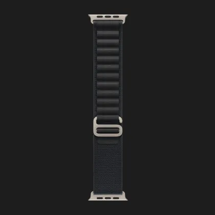 Ремінець Apple Alpine Loop для Apple Watch 49/46/45/44 mm (Black) (Natural Titanium) (S) в Чернігові