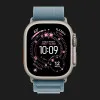 Ремінець Apple Alpine Loop для Apple Watch 49/46/45/44 mm (Light Blue) (Natural Titanium) (S)