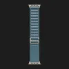 Ремінець Apple Alpine Loop для Apple Watch 49/46/45/44 mm (Light Blue) (Natural Titanium) (S)