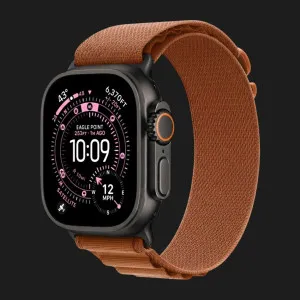 Ремінець Apple Alpine Loop для Apple Watch 49/46/45/44 mm (Terra Cotta) (Black Titanium) (M)