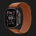 Ремінець Apple Alpine Loop для Apple Watch 49/46/45/44 mm (Terra Cotta) (Black Titanium) (M)