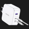 Блок питания UGREEN CD289 140W GaN Fast Charger with Cable (White)