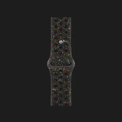 Ремінець Apple Nike Sport Band для Apple Watch 44/45/46/49mm (Midnight Black) (M/L) в Чернігові
