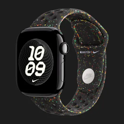 Ремінець Apple Nike Sport Band для Apple Watch 44/45/46/49mm (Midnight Black) (M/L) в Чернігові