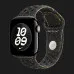 Ремешок Apple Nike Sport Band для Apple Watch 38/40/41/42mm (Midnight Black) (S/M)