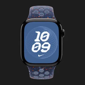 Ремінець Apple Nike Sport Band для Apple Watch 44/45/46/49mm (Blue Ribbon) (S/M)