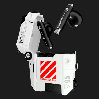 Навушники TWS Gravastar Sirius P5 Defense Mecha (White)