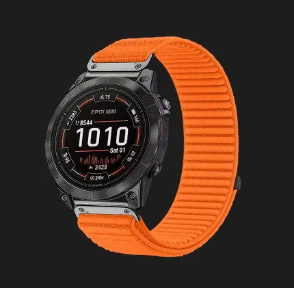 Ремешок Nylon Strap для Garmin (Quick Release 20) (Orange)