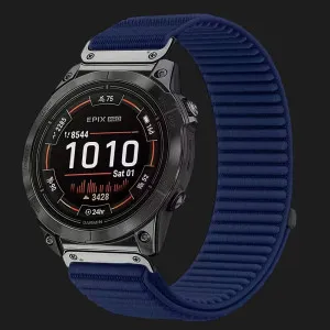 Ремешок Nylon Strap для смарт-часов (Quick Release 20) (Blue)
